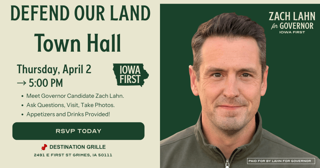 Defend Our Land –  Grimes Happy Hour