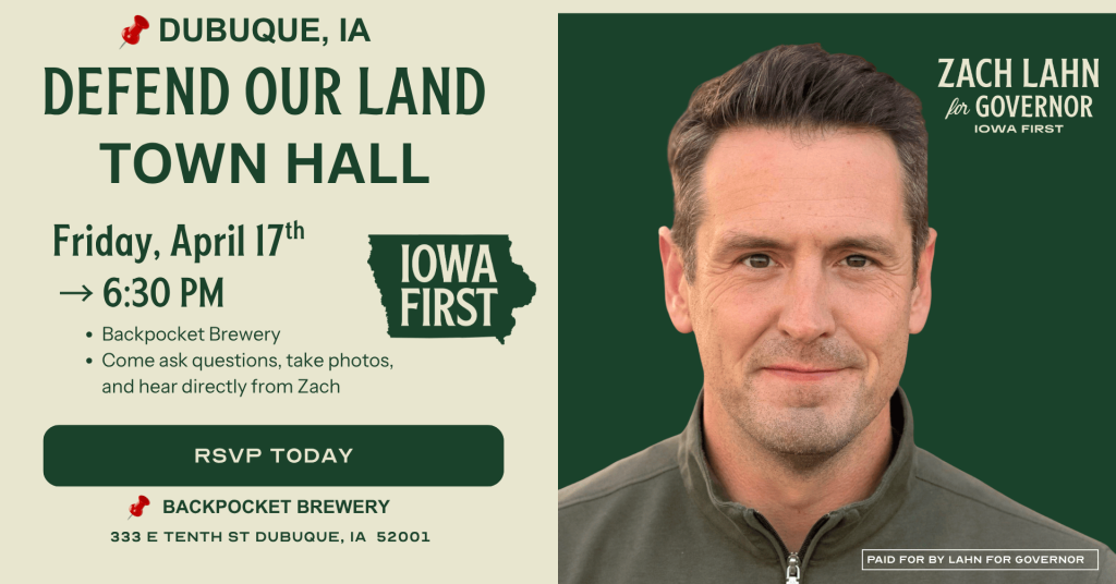 Defend Our Land – Dubuque Town Hall