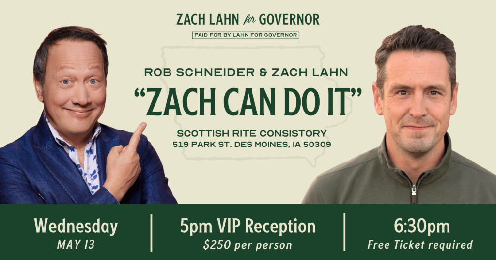 Zach Can Do It! – An Evening of Conversation and Comedy with Rob Schneider