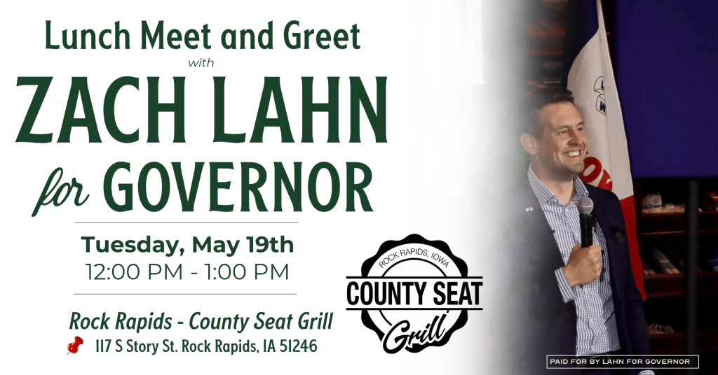 Rock Rapids – Lunch Meet and Greet