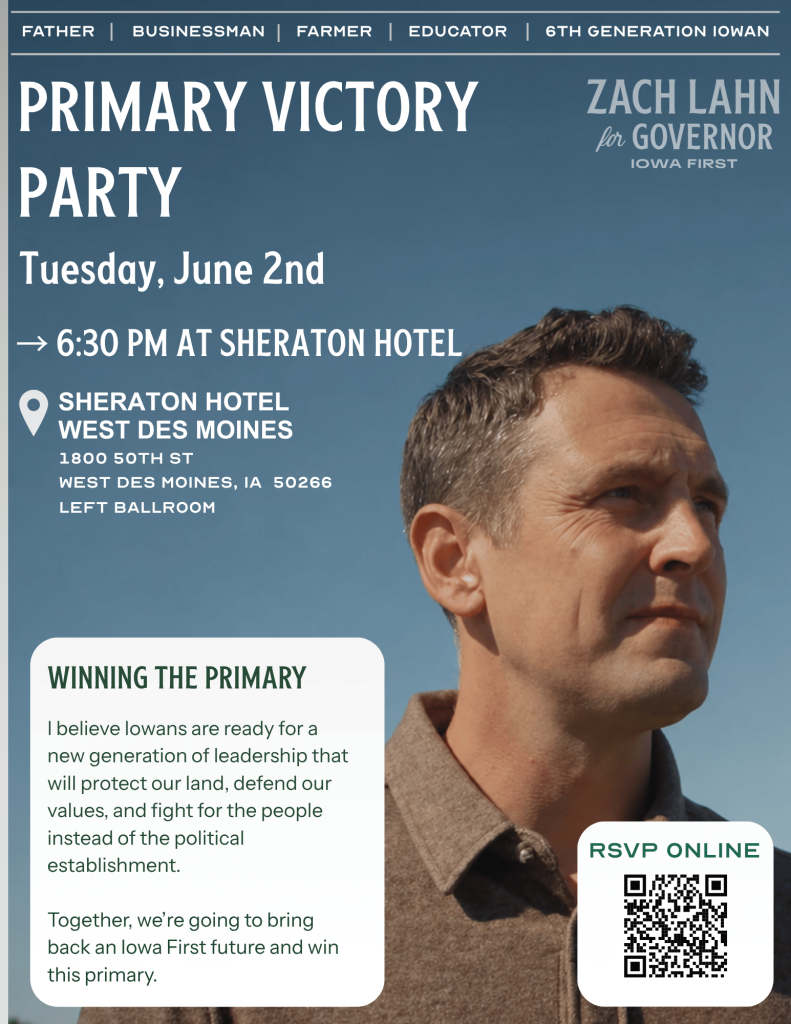 Zach Lahn Victory Party